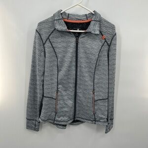 Tangerine full zipper jacket Size large